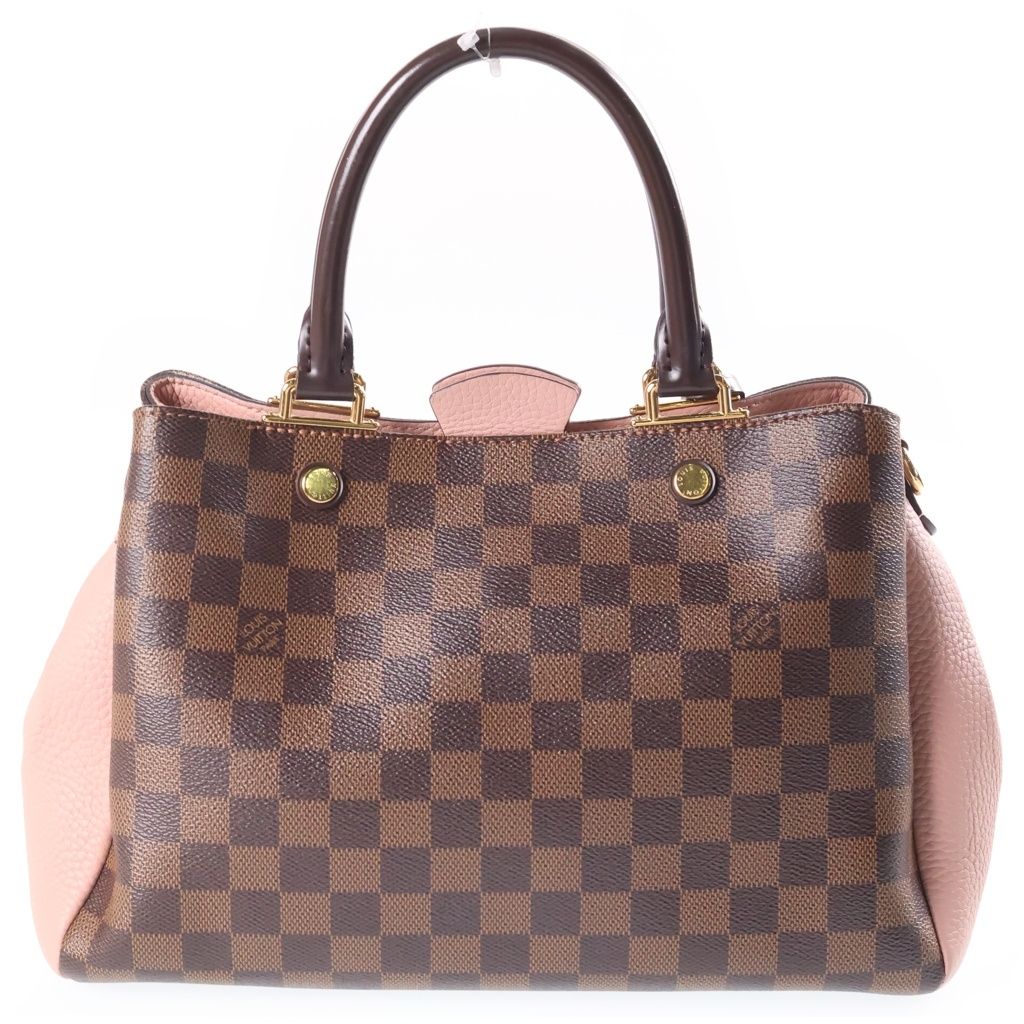 Louis Vuitton Damier Brittany Leather 2-Way Bag Brown Pink — view 2