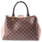 Louis Vuitton Damier Brittany Leather 2-Way Bag Brown Pink — view 2