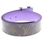 Louis Vuitton Monogram Optic Ceinture Reversible Belt Leather Brown Purple — view 2