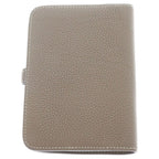 Hermes Dogon Compact Togo Silver Bifold Wallet Etoupe — view 2
