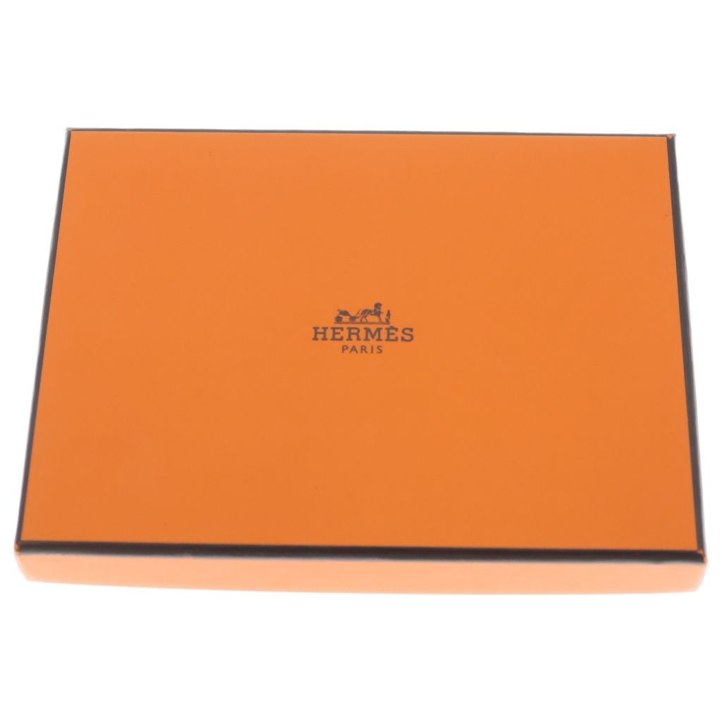 Hermes Dogon Compact Togo Silver Bifold Wallet Etoupe — view 6
