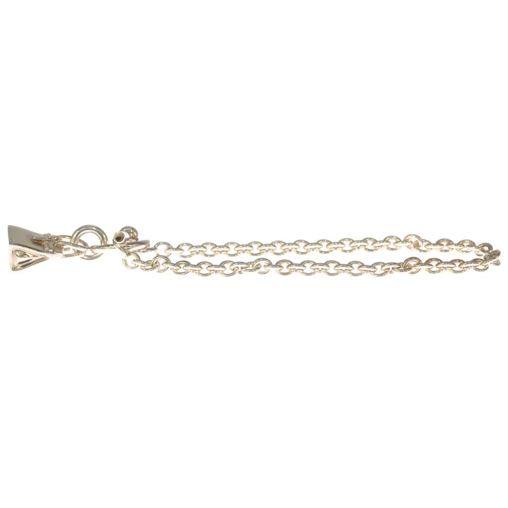 Hermes Amulette Birkin Charm Chain Bracelet Silver — view 4