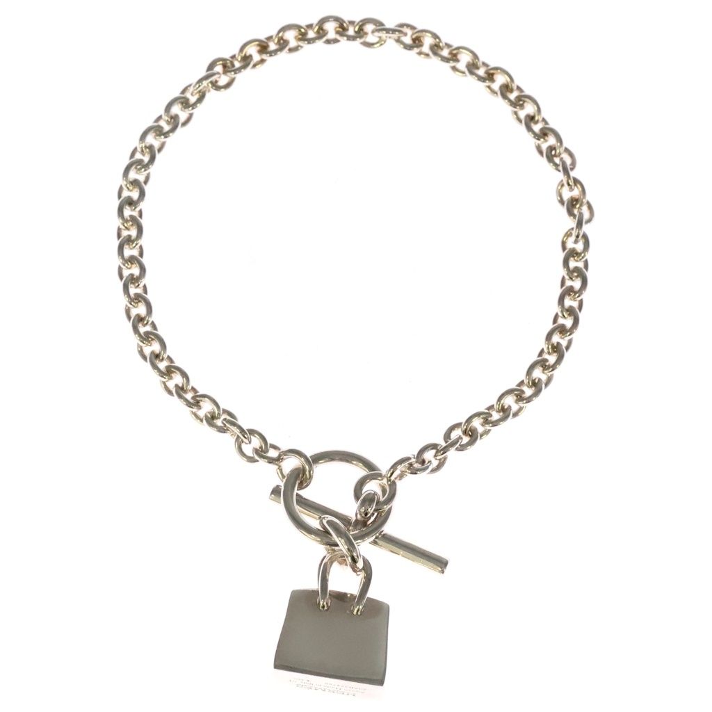 Hermes Amulette Birkin Charm Chain Bracelet Silver — view 2