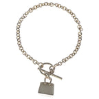 Hermes Amulette Birkin Charm Chain Bracelet Silver — view 2
