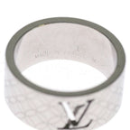 Louis Vuitton Bague Champs-Elysees Monogram Cut Off Ring Silver — view 5
