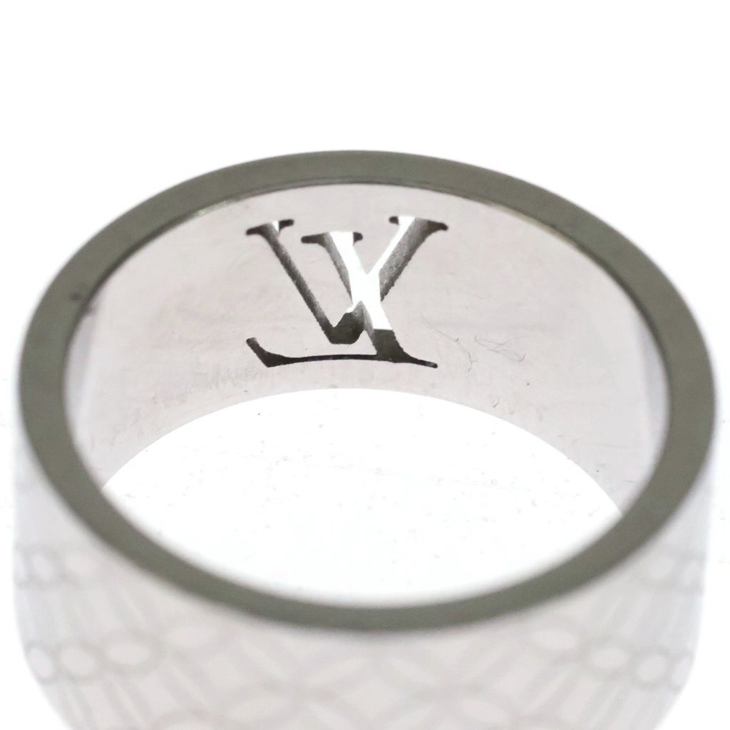Louis Vuitton Bague Champs-Elysees Monogram Cut Off Ring Silver — view 4