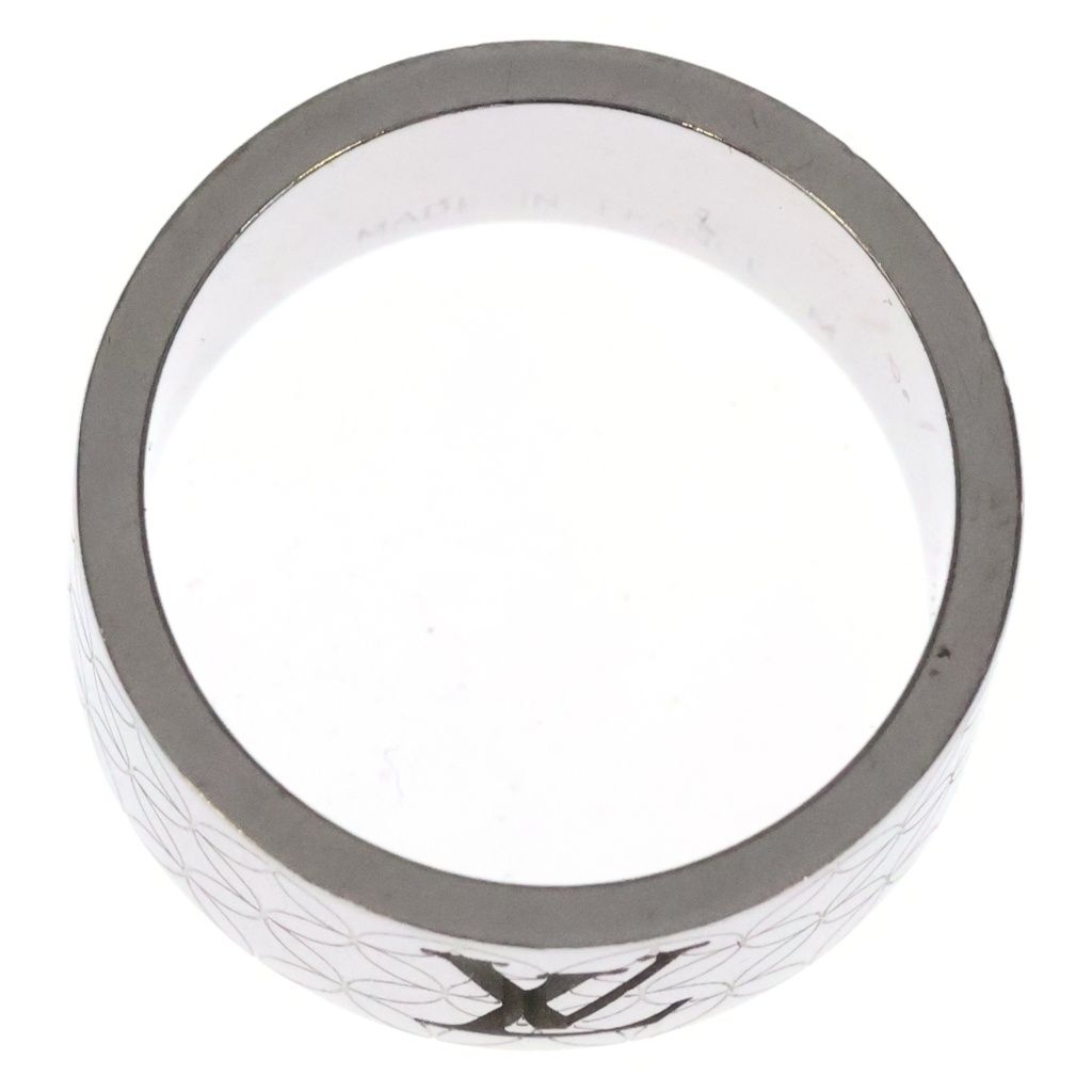 Louis Vuitton Bague Champs-Elysees Monogram Cut Off Ring Silver — view 6