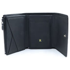Louis Vuitton Monogram Shadow Victor Wallet Compact Trifold Black Leather — view 4
