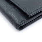 Louis Vuitton Monogram Shadow Victor Wallet Compact Trifold Black Leather — view 5