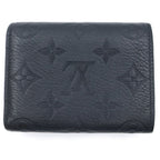 Louis Vuitton Monogram Shadow Victor Wallet Compact Trifold Black Leather — view 2
