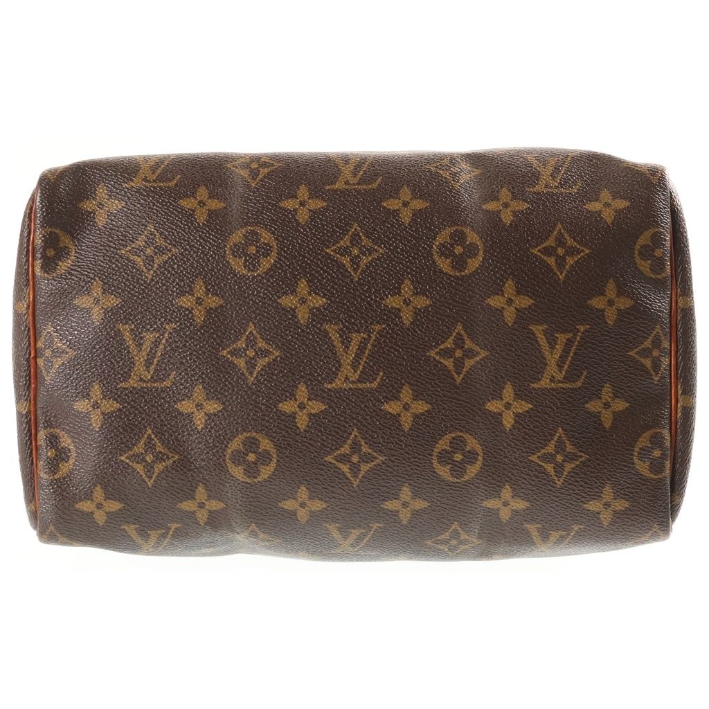 Louis Vuitton Monogram Speedy 25 Handbag Brown Leather — view 4