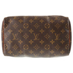 Louis Vuitton Monogram Speedy 25 Handbag Brown Leather — view 4