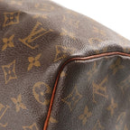 Louis Vuitton Monogram Speedy 25 Handbag Brown Leather — view 5