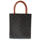 Celine Mini Vertical Cabas Shoulder Bag Leather Brown — view 2