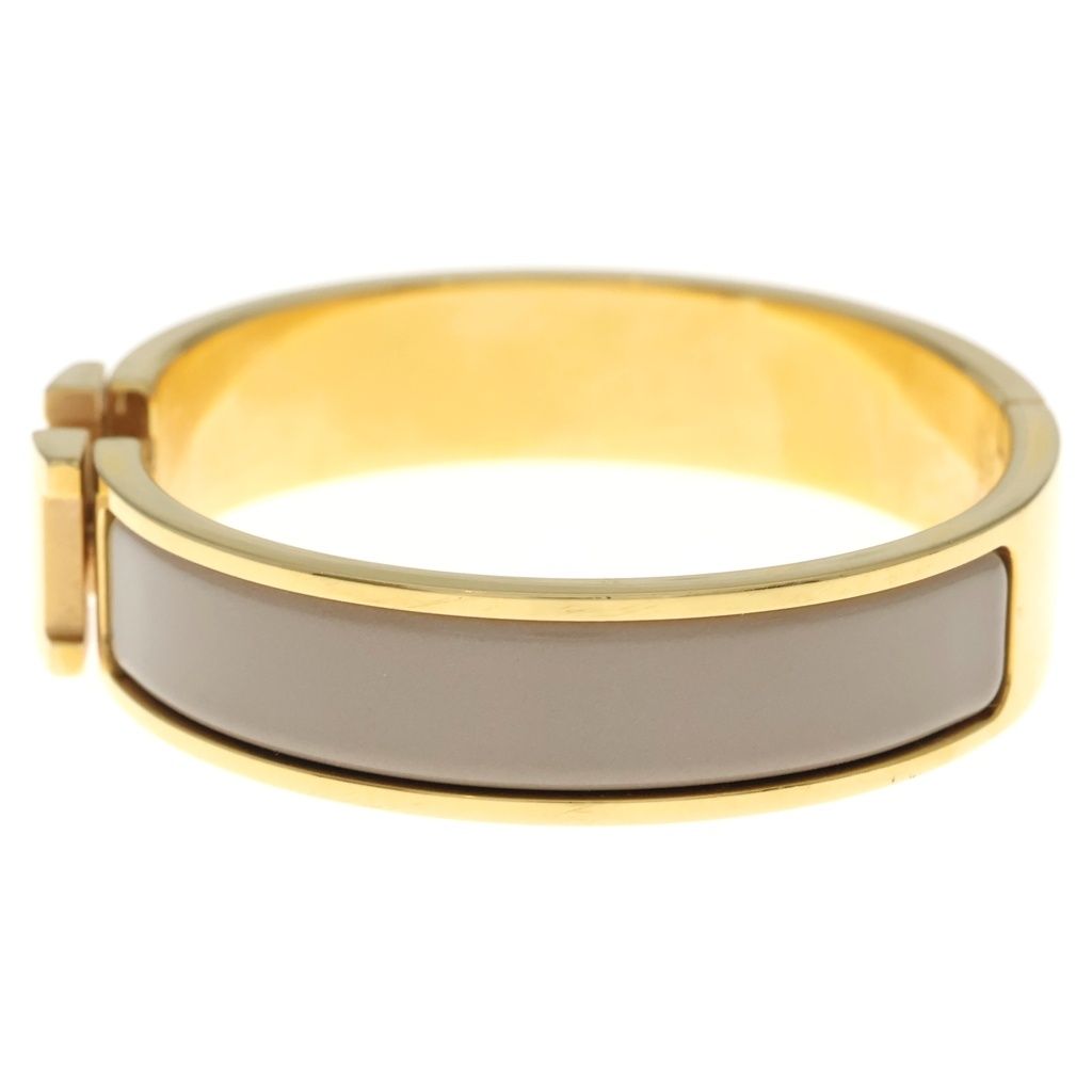 Hermes Clic H Bracelet Gold Beige — view 4