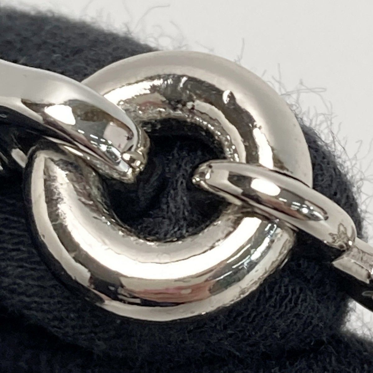 Loewe Donut Chain Silver Bag Shoulder Strap Box Cloth — view 4