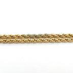 Dior Necklace CD Logo Gold Plated Rhinestone — view 7