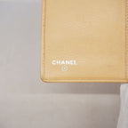 Chanel Wallet Camellia Leather Beige Silver — view 4