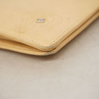 Chanel Wallet Camellia Leather Beige Silver — view 6