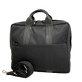 Hermes Business Bag Acapulco Odinatour Toile Chevron Black Silver 2-Way Back