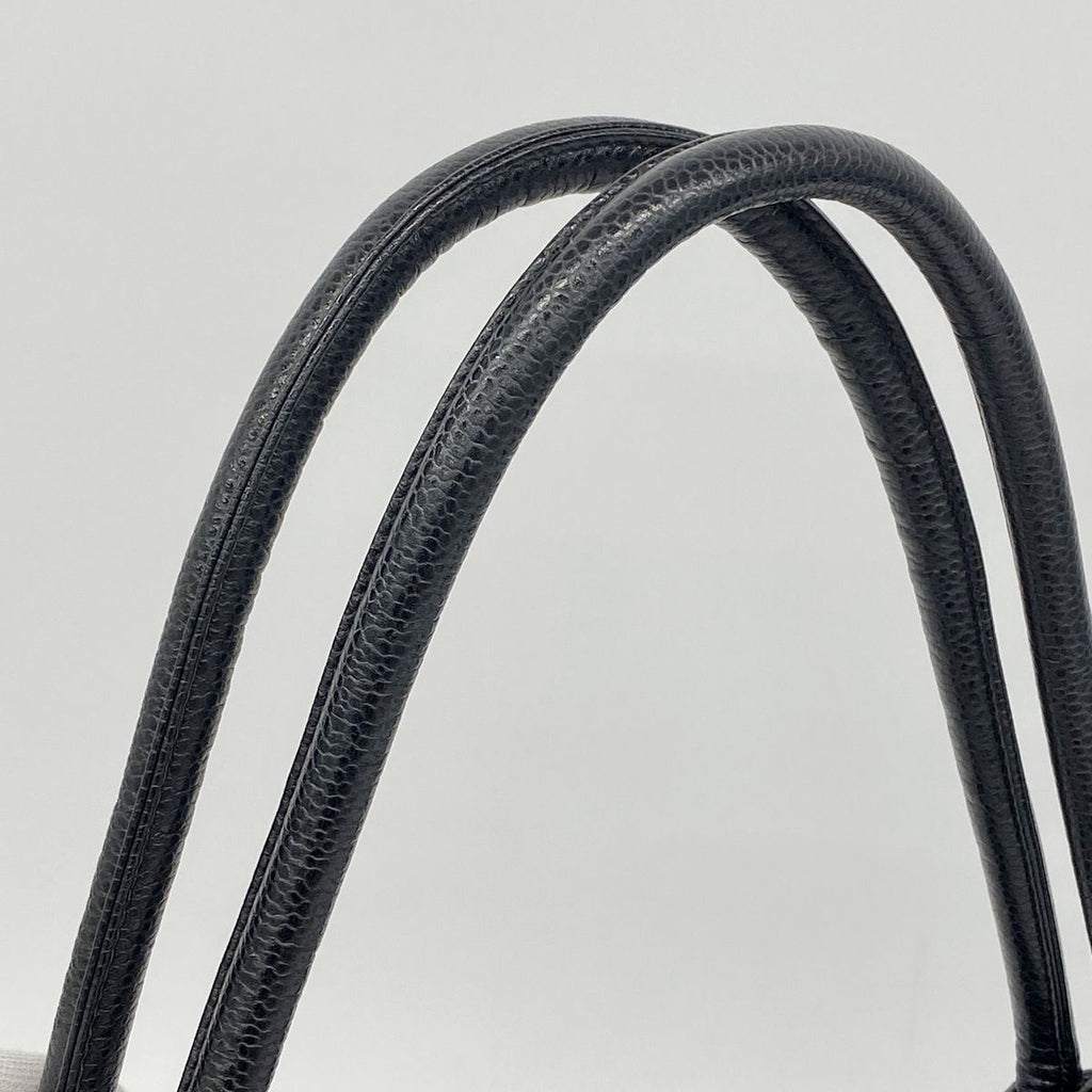 Chanel Tote Bag Reissue Caviar Leather Black Silver — view 8