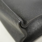 Chanel Tote Bag Caviar Leather Black Gold — view 6
