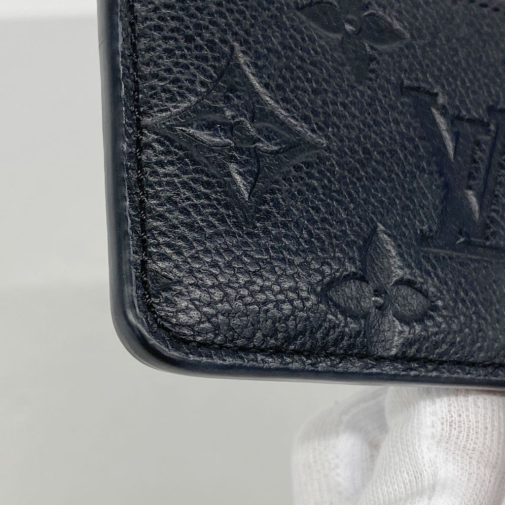 Louis Vuitton Card Case Monogram Empreinte Simple Noir — view 6
