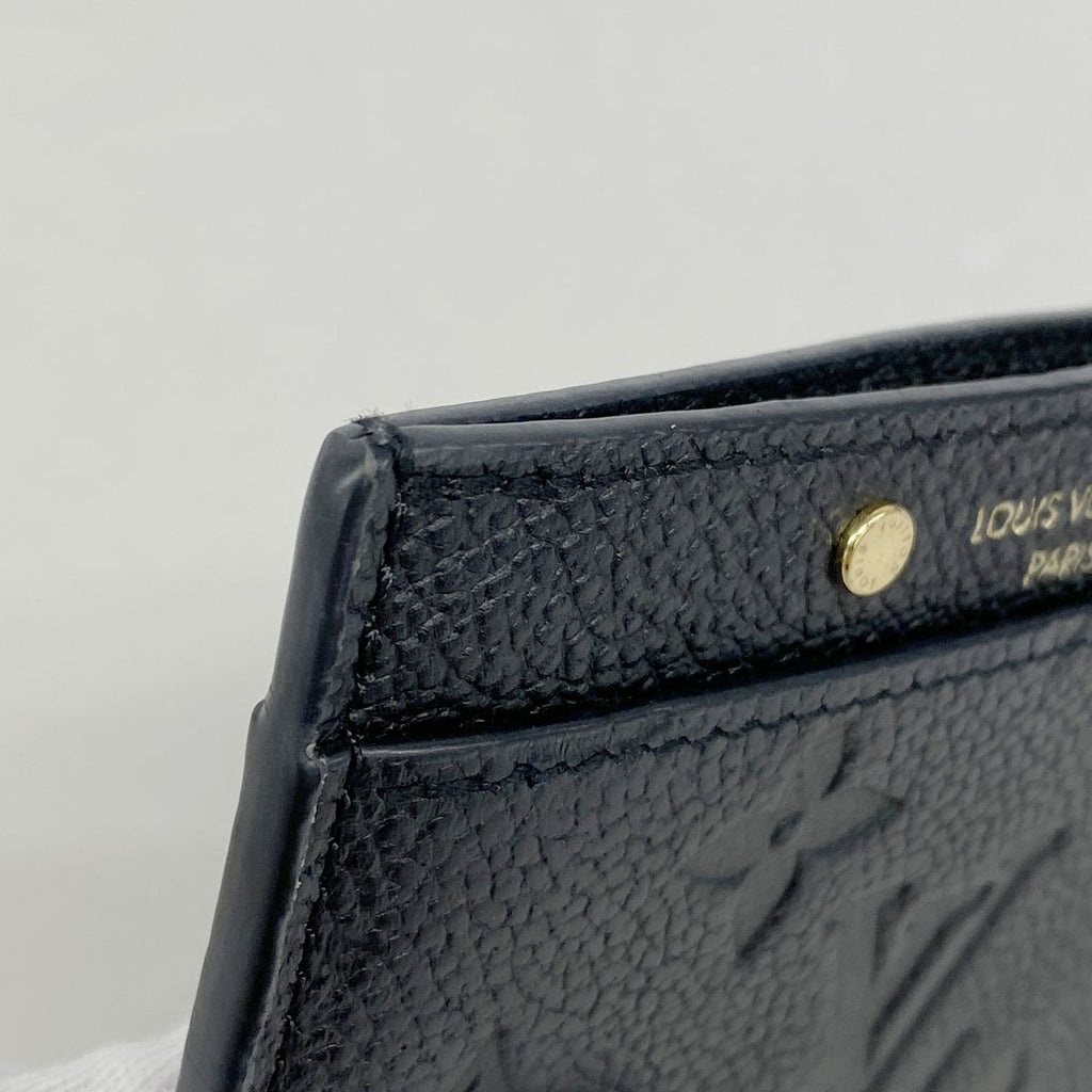 Louis Vuitton Card Case Monogram Empreinte Simple Noir — view 5