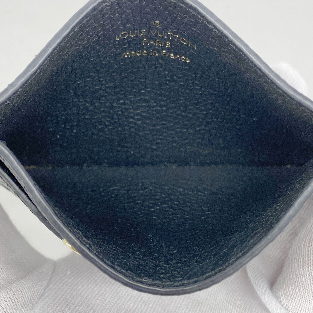 Louis Vuitton Card Case Monogram Empreinte Simple Noir — view 3