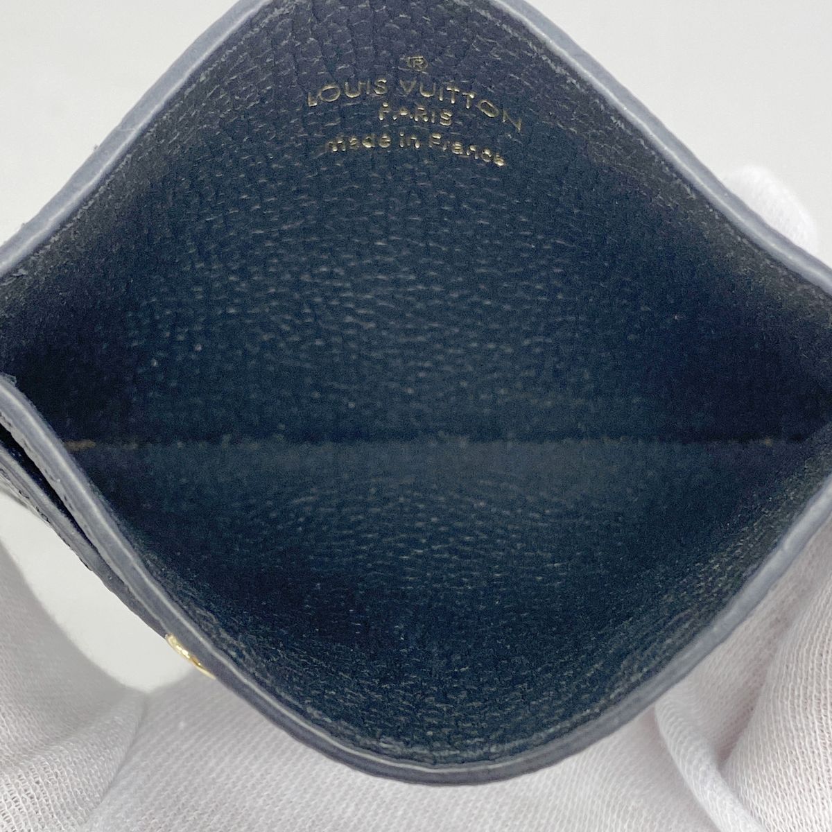 Louis Vuitton Card Case Monogram Empreinte Simple Noir — view 3