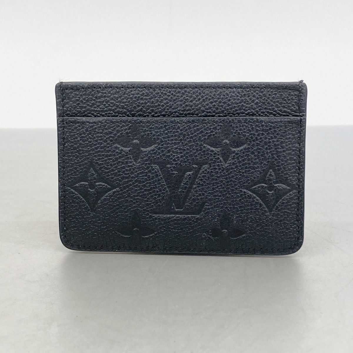 Louis Vuitton Card Case Monogram Empreinte Simple Noir — view 7