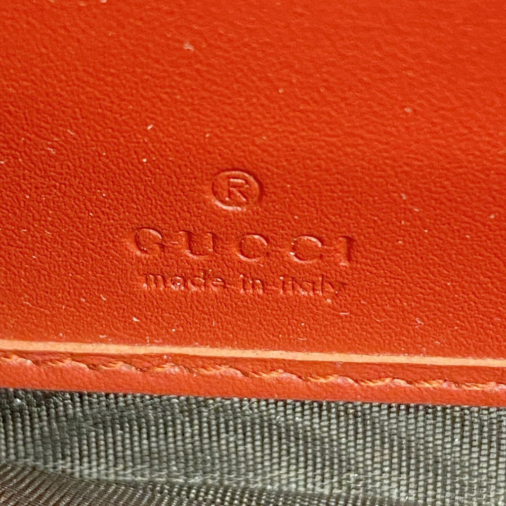 Gucci Wallet GG Supreme Cherry Beige Red Gold — view 4