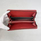 Gucci Wallet GG Supreme Cherry Beige Red Gold — view 3