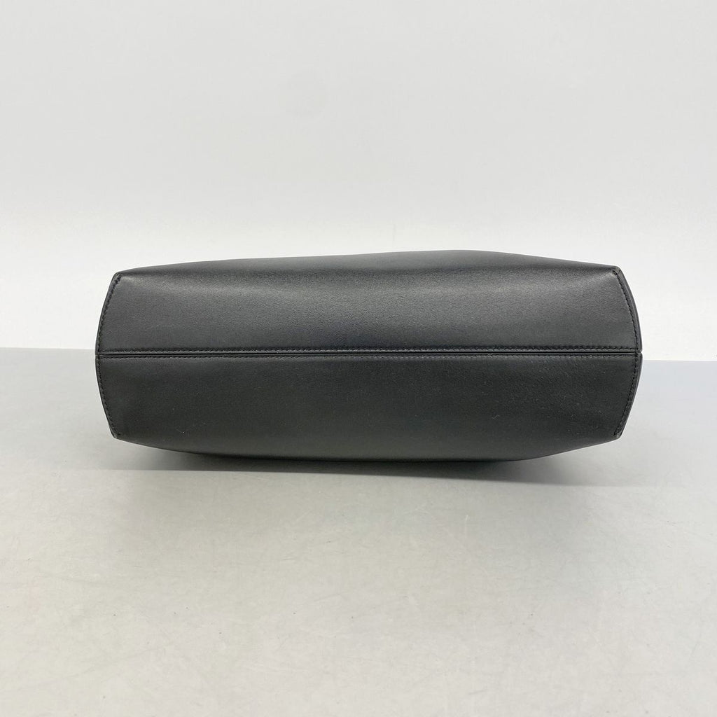 Fendi Shoulder Bag First Leather Black Gold — view 3