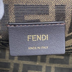 Fendi Shoulder Bag First Leather Black Gold — view 5