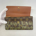 Louis Vuitton Wallet Monogram Graffiti Porte-Monnaie Credit Brown Khaki — view 7