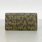 Louis Vuitton Wallet Monogram Graffiti Porte-Monnaie Credit Brown Khaki — view 8