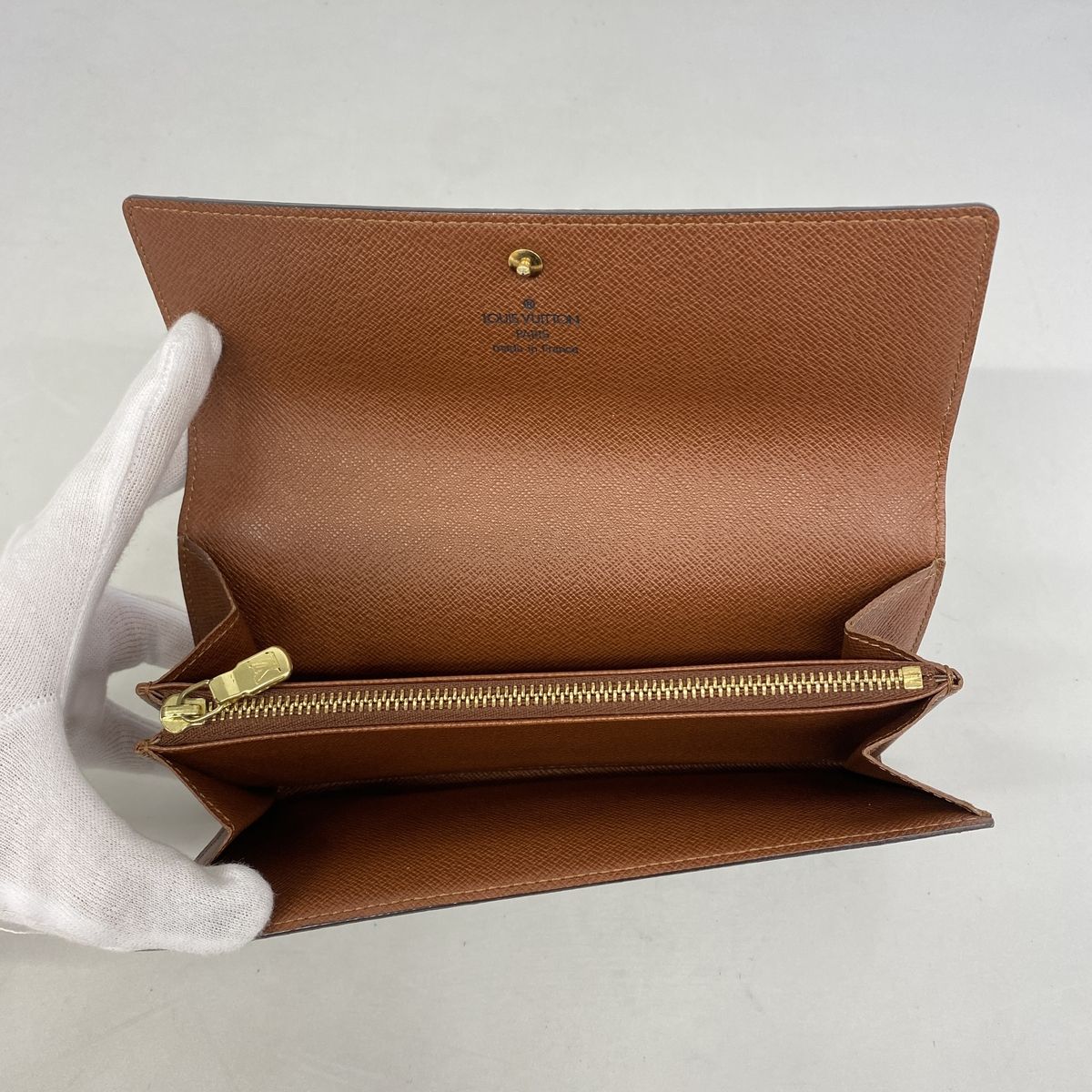Louis Vuitton Wallet Monogram Graffiti Porte-Monnaie Credit Brown Khaki — view 3