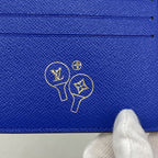 Louis Vuitton Billfold Monogram Portefeuille Multiple Brown Blue Wallet — view 5