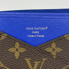 Louis Vuitton Billfold Monogram Portefeuille Multiple Brown Blue Wallet — view 4