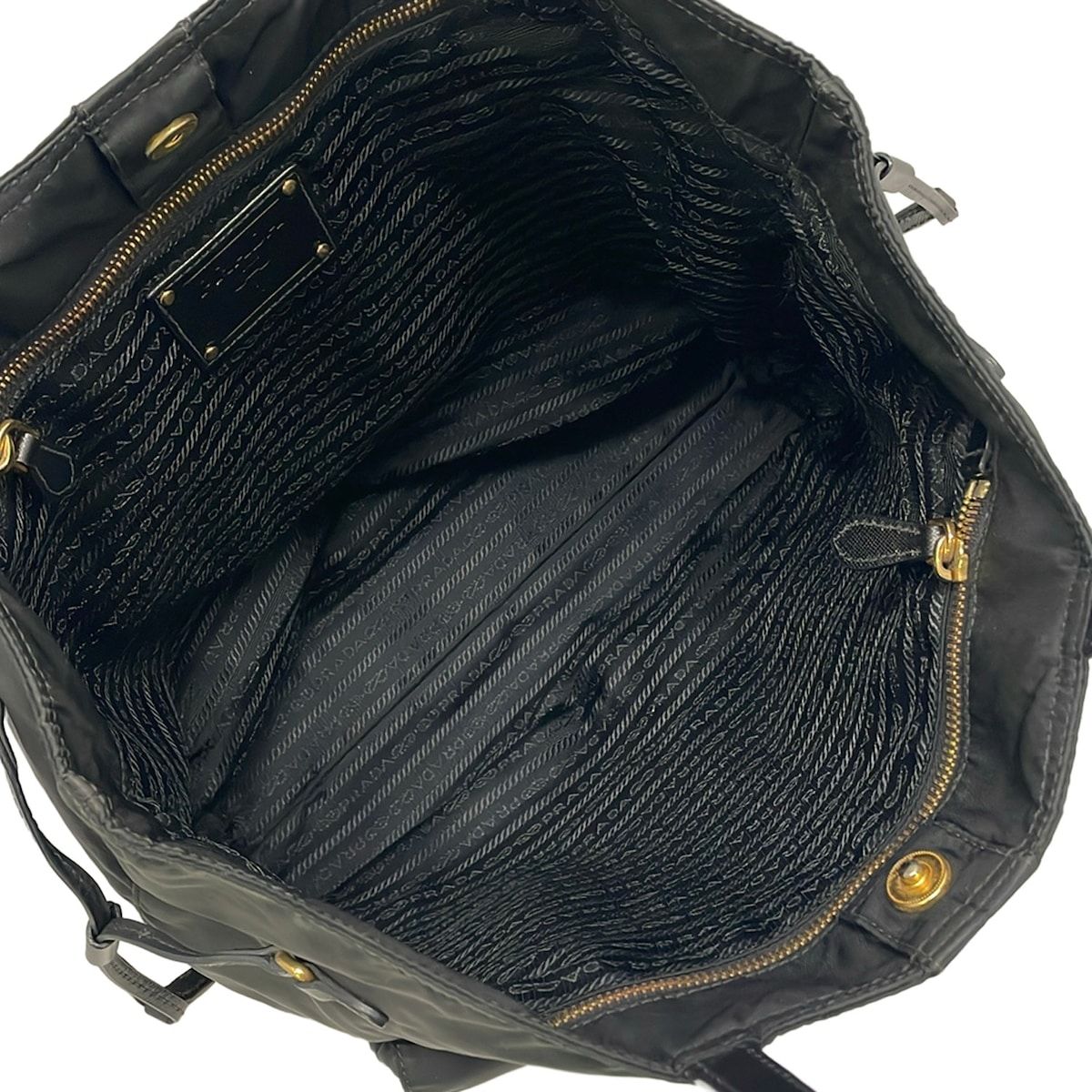Prada Tote Bag Black Leather — view 7