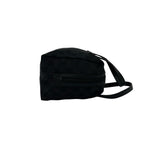 Gucci GG Logo Pattern Canvas Leather Mini Tote Boston Bag Black — view 6