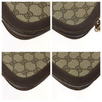 Gucci Vintage Horsebit Beige Brown GG Supreme Canvas Shoulder Bag Pochette — view 3