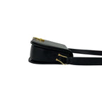Gucci Vintage Logo Horsebit Leather Mini Shoulder Bag Pochette Black — view 6