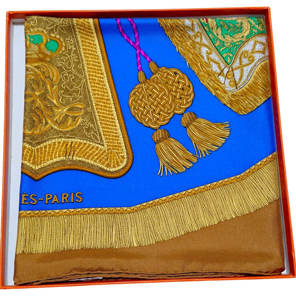 Hermes Carre 90 Poste Et Cavalerie Saber Decorative Bag Silk Scarf