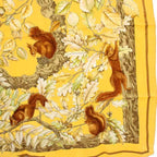 Hermes Carre 90 Casse Noisette Nutcracker Scarf Yellow — view 5