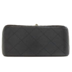 Chanel Chain Shoulder Quilted Silver Bag Grained Calfskin — view 4