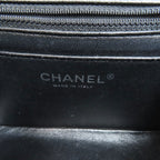Chanel Chain Shoulder Quilted Silver Bag Grained Calfskin — view 6