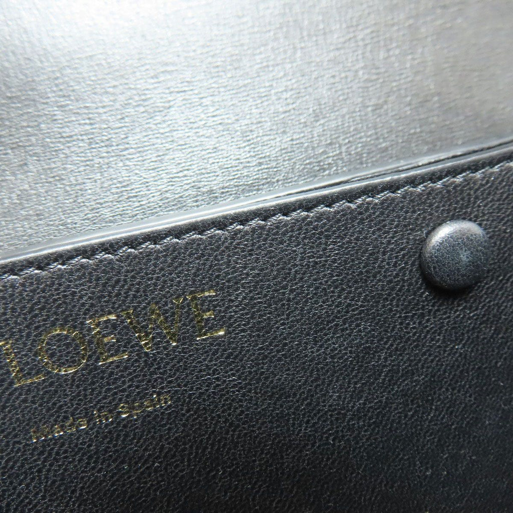 Loewe Anagram Shoulder Bag Canvas Calfskin — view 8