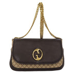 Gucci Diamante Chain Shoulder Bag Canvas